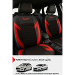 Formentor Tay Tüyü Oto Koltuk Kılıfı (Ford Focus-Fiesta-Escort Uyumlu) - Kırmızı