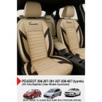 Formentor Tay Tüyü Oto Koltuk Kılıfı (Peugeot 206-207-208-306-307-407 Uyumlu) - Bej