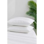 Formeya 2'li Boncuk Silikon Elyaf Dolgulu Mikrofiber Yastık, 800 gram Standart Otel Yastığı 50x70 cm