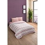 Formeya Çift Kişilik Desenli Kapitone Çift Taraflı Renkli Pike Yatak Örtüsü Takımı 200x230 Cm (çarşafsız) Pembe