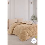 Formeya Çift Kişilik Lüx Bej Wellsoft Yorgan Çift Taraflı 195x215 cm