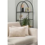 Formeya Çift Tarafı Wellsoft Kumaş 2'li 35x55 Cm Hediyelik Dekoratif Pelüş Kırlent Kılıfı Yastık Kılıfı Bej