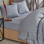 Formeya Gri Sıvı Geçirmez Kapitone %100 Pamuk Alez Ve Nevresim Set - 120 x 200 cm
