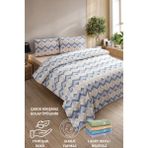 Formeya Lovely Desenli Tek Kişilik Nevresim Takımı - Lastikli Çarşaflı Tek Kişilik Nevresim Seti - Mavi - 160 x 220 cm
