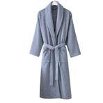 Formeya Premium Pamuklu Unisex Bornoz - Yumuşak Dokulu Hızlı Kuruyan Canlı Renkli Bornoz (Antrasit Gri, S/M)
