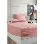 Formeya Pudra Kapitone Sıvı Geçirmez Yatak Koruyucu Fitted Alez Çarşaf%100 Pamuk 80X180