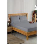 Formeya Set Gri Mikro Fitted Sıvı Geçirmez Alez ve 2 Adet Yastık Alezi (11 Ebat) - 160 x 200 cm