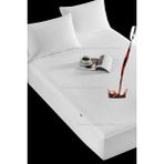 Formeya Soft Bambu Desenli Premium Su Sıvı Geçirmez Alez Tek-Çift Kişilik-Battal Boy Yatak Koruyucu Alez - Beyaz - 200 x 220 cm