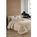Formeya Tek Kişilik Lüx Kahverengi Çift Taraflı 155x215 cm Welsoft Yorgan