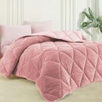 Formeya Tek Kişilik Lüx Pudra Çift Taraflı 155x215 cm Welsoft Yorgan