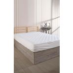 FORMEYA Yatak Koruyucu Alez-Çarşaf - Tek-Çift Kişilik %100 Pamuk - Kapitoneli Fitted (Yatağı Saran) Çarşaf (80x180)
