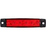 Formplas FR0172-R Kırmızı 6 Ledli 92 mm 12V-24V Parmak Lamba