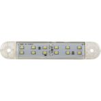 Formplas FR0304-W Beyaz Çift Sıra 12 Ledli 130 mm 12V-24V Parmak Lamba