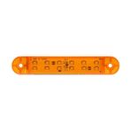 Formplas FR0304-Y Sarı Çift Sıra 12 Ledli 130 mm 12V-24V Parmak Lamba