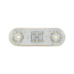 Formplas FR0314-W Beyaz Oval Yan İşaret 17 113 mm 12V-24V Ledli Lamba