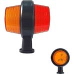 Formplas FR0336-YR Neon 18 LedLi 105 mm 12V-24V Sarı Kırmızı Ayna Altı Küpe