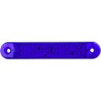 Formplast Çift Sıra Parmak Lamba 12 Led'Li 130Mm 12V-24V Mavi - FR0304-B