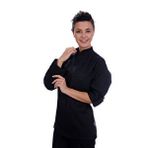 FORMTEKS Aşçı Ceket Unisex Harman Gabardin Siyah