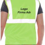 Formteks Baskılı Mühendis Yeleği Yeşil Xx-Large - 2XL
