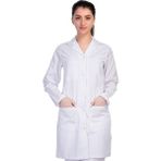 Formteks Doktor Öğretmen Eczacı Önlüğü Bayan Düğmeli - Beyaz - 2XL