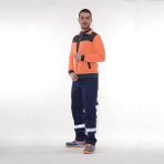 Formteks Kışlık Kargo İş Pantolonu Gabardin - Lacivert - 4XL