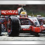 Formula 1 Araba Motifli Kanvas Tablo DBSANAT12168