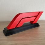Formula 1 F1 Dekoratif Logo Süs Dekorasyon - Siyah - Kırmızı