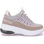 Fornarina Kadın Deri & Tekstil Bej/pembe Sneakers & Spor Ayakkabı 304 6404199 Bn Ayk Y25 Sand/pınk - Bej - Pembe