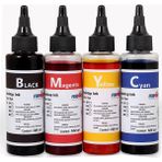 Forprint Bitmeyen Kartuşlu Canon Yazıcı Için Uyumlu Mürekkep Seti 4X100ML - Renkli
