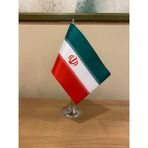 Fors Bayrak Iran Masa Bayrağı Krom Direkli Tekli Bayrak