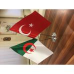 Fors Bayrak Krom Direkli İkili Cezayir Bayrağı
