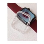 Forsis Aksesuar Apple Watch 41mm Şeffaf Taşlı Kasa Koruma(CAMSIZ)