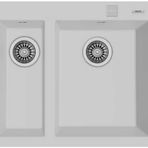 Forsquare 590 Tg 1,5 Göz Tezgah Üstü Teka Granit Evye White Beyaz