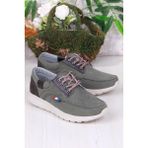 Fort Dks 020 Hafif Rahat Keten Sneaker Erkek Ayakkabı - Yeşil