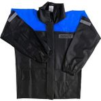 Forte Gt 1134 Pvc Reflektörlü Yağmurluk Alt-Üst Takım (Siyah-Mavi) - 3XL
