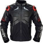 Forte Gt 2003006 Wınd Pro Kırmızı Deri Motosiklet Montu Yüksek Koruma ve Konfor Sağlayan Özellikler - Kırmızı - Siyah