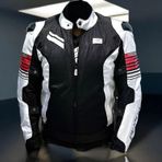 Forte Gt Xbyc 592 Benkıa Kaıto Full Koruma Yazlık Motosiklet Montu 2XL Beden Siyah Beyaz