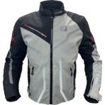 ForteGT 2003003 Nıagara Korumalı Motosiklet Montu - XL - Krem - Siyah