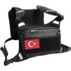 ForteGT 70439 Reflektif Göğüs Çantası Siyah