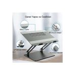 Fortico Full Alüminyum Ayarlanabilir Notebook Laptop Standı – 10-17 İnç Macbook Uyumlu