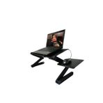 FORTİCO Mouse Padli Çift Fanlı Laptop Sehpası Masası Fonksiyonel Portatif Katlanabilir