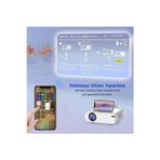 Fortico Projeksiyon Cihazı P62 Full Hd Destekli Wifi & İos & Android Cep Tel Yansıtma Mini