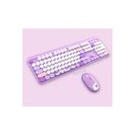 fortrek Renkli Daktilo Tuşlu Kablosuz Q Multimedia Klavye + Mouse Set 104 Tuş Sayısı