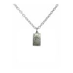 Fortune Tarot Kartı Figürlü Kolye – 60 Cm Zincirli Zamak Kaplama Unisex Spiritüel Aksesuar
