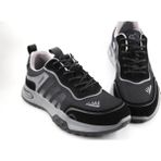 Forty Four FOUR19113 41/45 Erkek Premium Sneaker Spor Ayakkabı Dar Kalıp 1 Numara Büyük Tercih Ediniz - Siyah