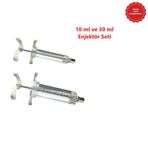 Forvet Kaynatılabilir Mika İthal Veteriner Enjektör 10 Ml-30 Ml Set