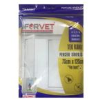 Forvet Yapışkanlı Sineklik Cırt Bantlı Pencere Sinekliği Tül 125 x 150 Cm Beyaz 5,6 M Bantı