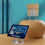 ForWhat Büro Ev Ofis Arabası için 360 Dönen Yükselir Ayarlı Metal Tablet Standı