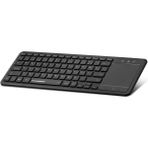ForWhat Büro Ev Ofis Bilgisayar Için Siyah Kablosuz Bluetooth Wıreless Touch Pad Q Klavye - - - Renkli