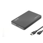 ForWhat Büro Ev Ofis Bilgisayarı için Siyah 2.5 SataHDD/SSD USB3.0 Micro-B Harici Disk Kutusu